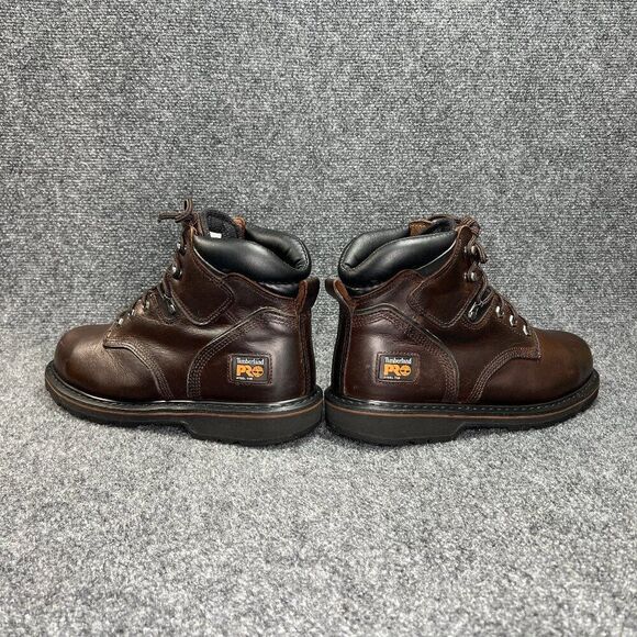 Timerland Pro Pit Boss 6" Steel Toe Work Boots Mens Size 8.5 Brown Leathe Safety - Picture 8 of 15